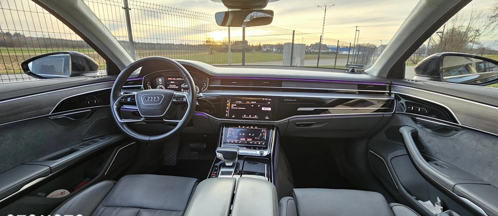 Audi A8 cena 329900 przebieg: 79873, rok produkcji 2019 z Chełmek małe 56